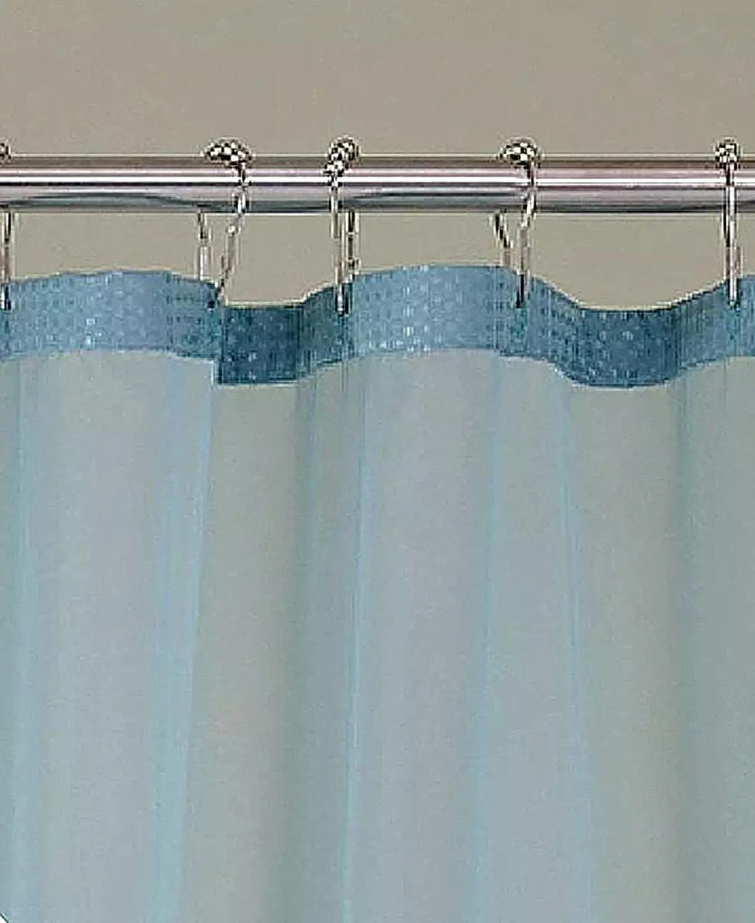 Spa 251 Waffle Complete Shower Curtain With Detachable Liner, 70" x 72" 2