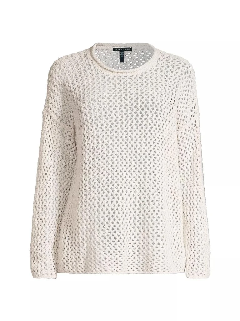 Eileen Fisher Net Cotton Sweater 1