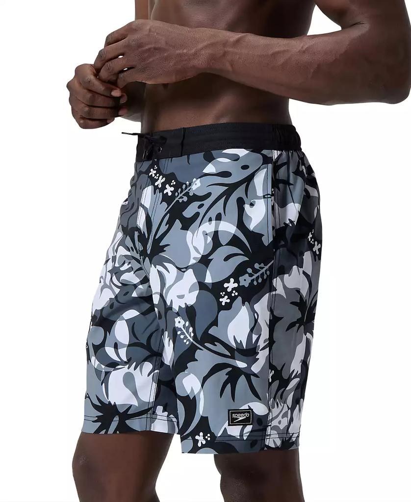 Speedo Men's Bondi Basin Comfort Stretch Printed 9" Boardshorts