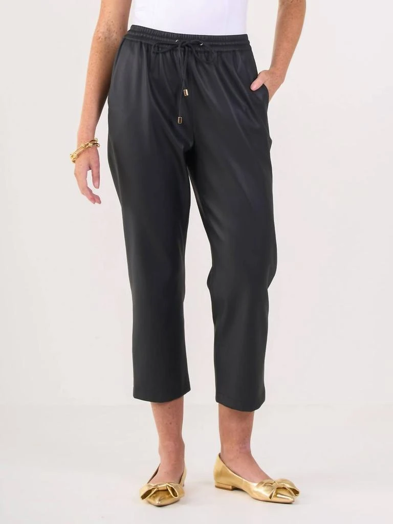 Emily McCarthy Emily Mccarthy - Vegan Leather Joy Jogger 2