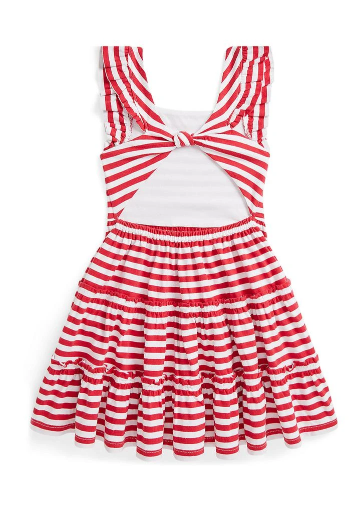 Ralph Lauren Girls 2-6x Striped Ruffled Cotton Jersey Dress 2