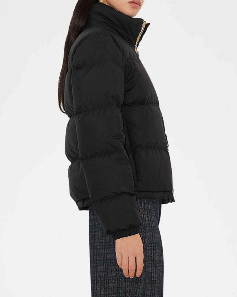 Burberry Ambleside Check Zipper Puffer Jacket With Hood 4