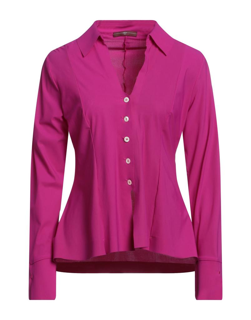 HIGH Solid color shirts & blouses