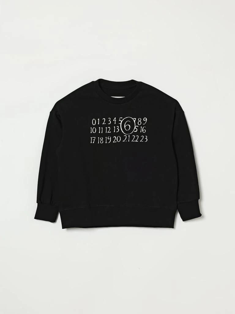 MM6 Maison Margiela Kids Logo-Printed Crewneck Sweatshirt – On 