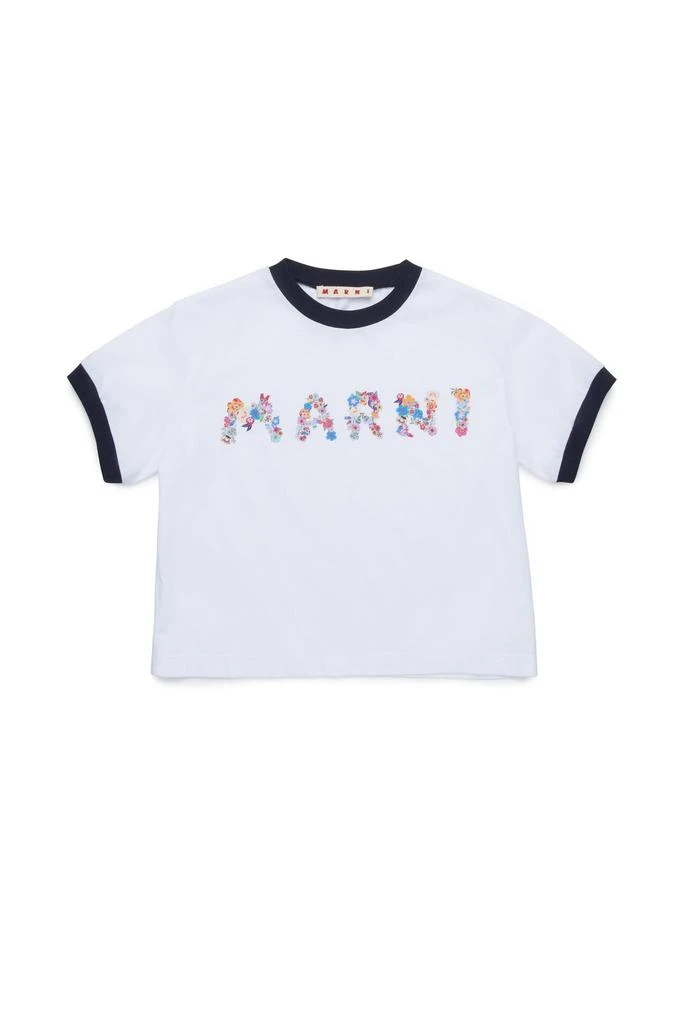 Marni Kids Marni Kids Logo Printed Crewneck T-Shirt 1