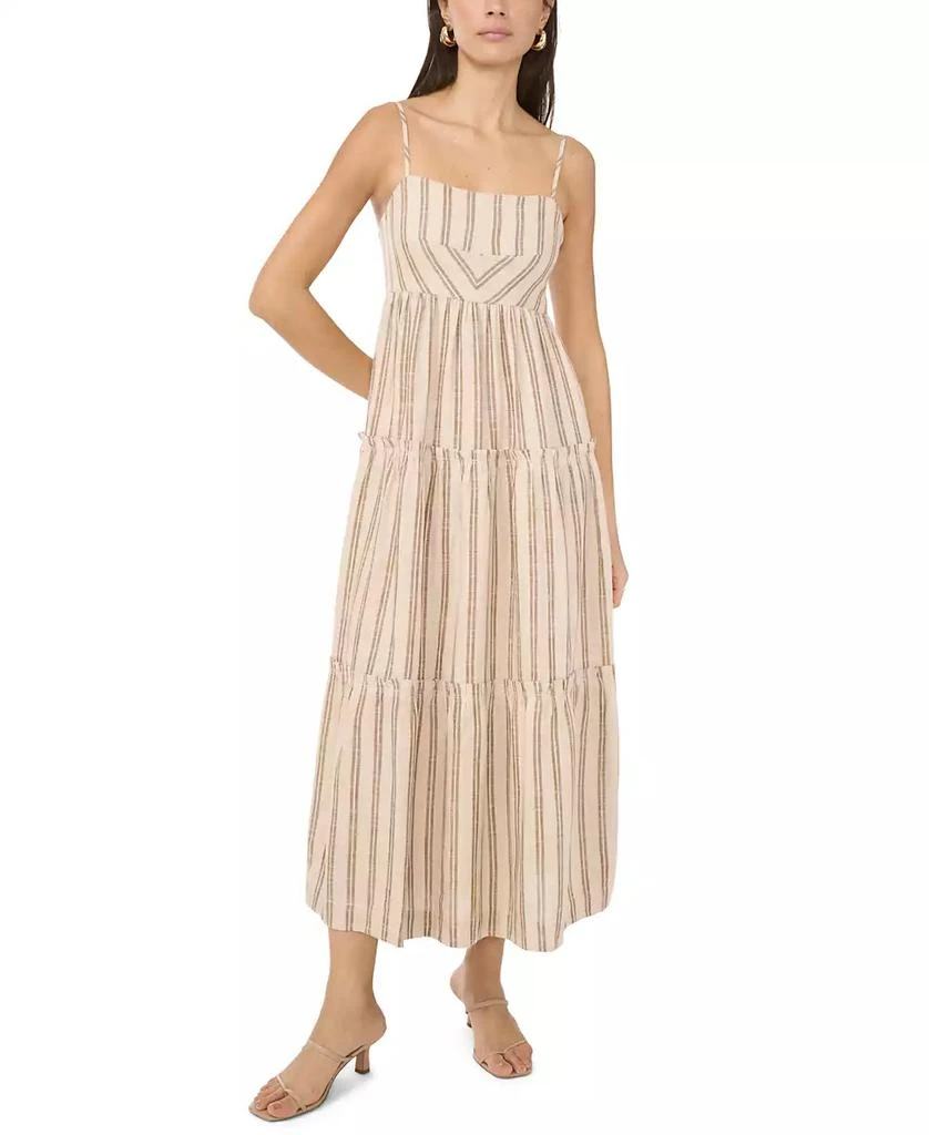 chinese dress ladies Kenny One Shoulder Tiered Floral Maxi Dress Yellow