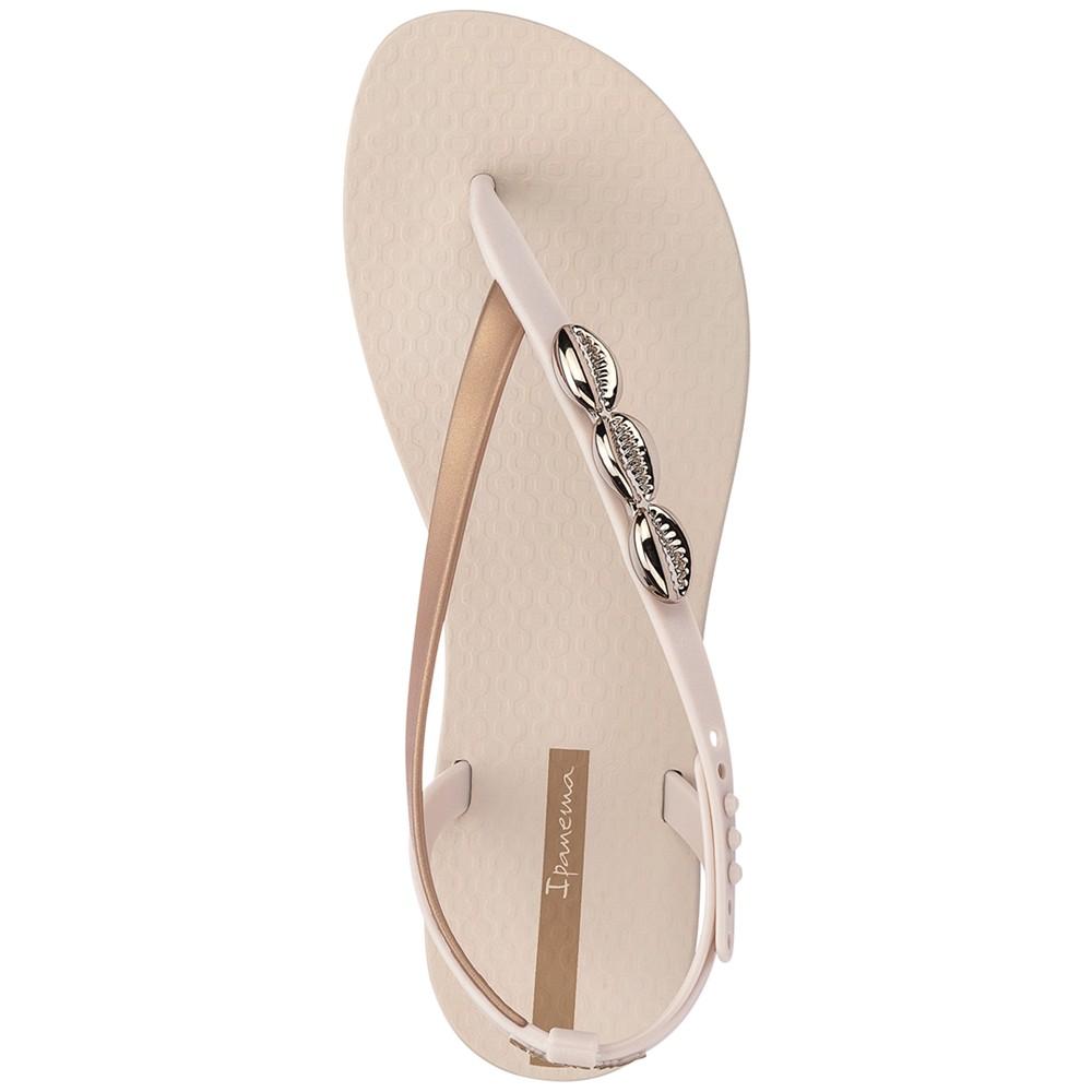 Ipanema Salty II Metallic Shell Detail Thong Sandals