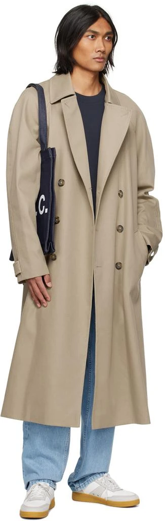 A.P.C. Indigo Laure Denim Tote 4