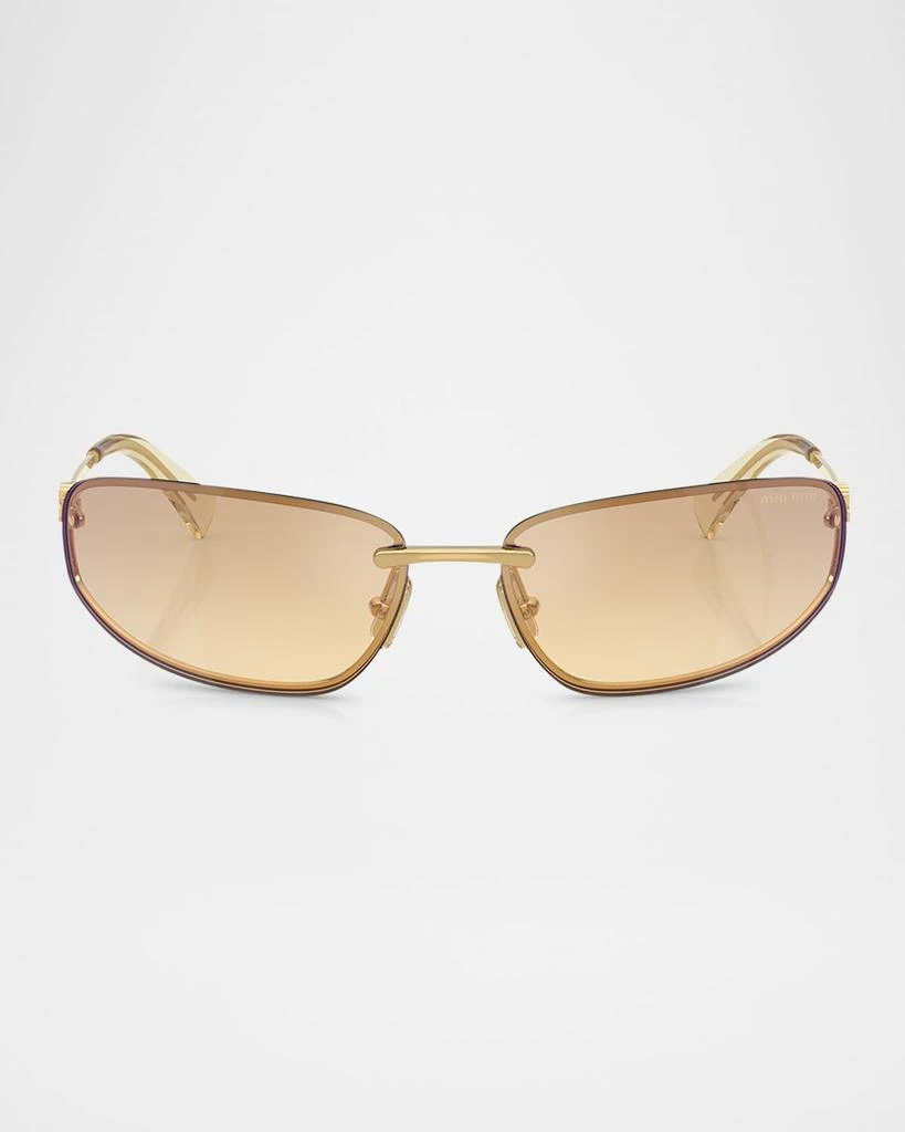 Miu Miu Miu Miu MU A50S Oval Sunglasses 1