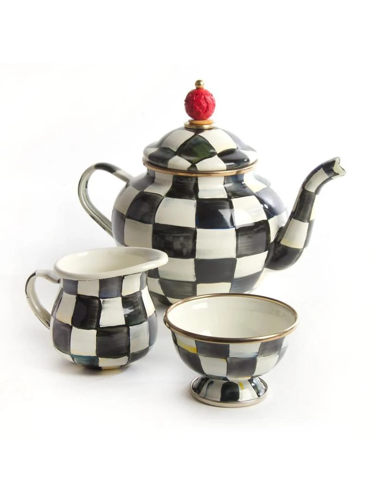 MacKenzie-Childs Courtly Check Creamer 2