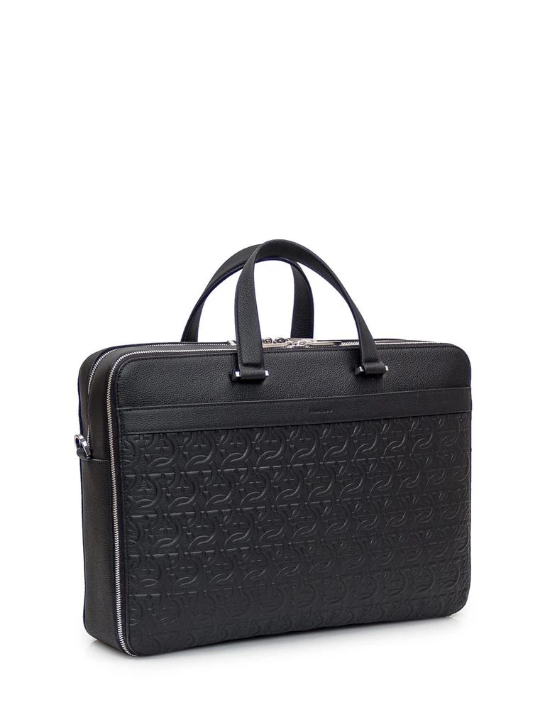 Salvatore Ferragamo Ferragamo Gancini Embossed Briefcase 3