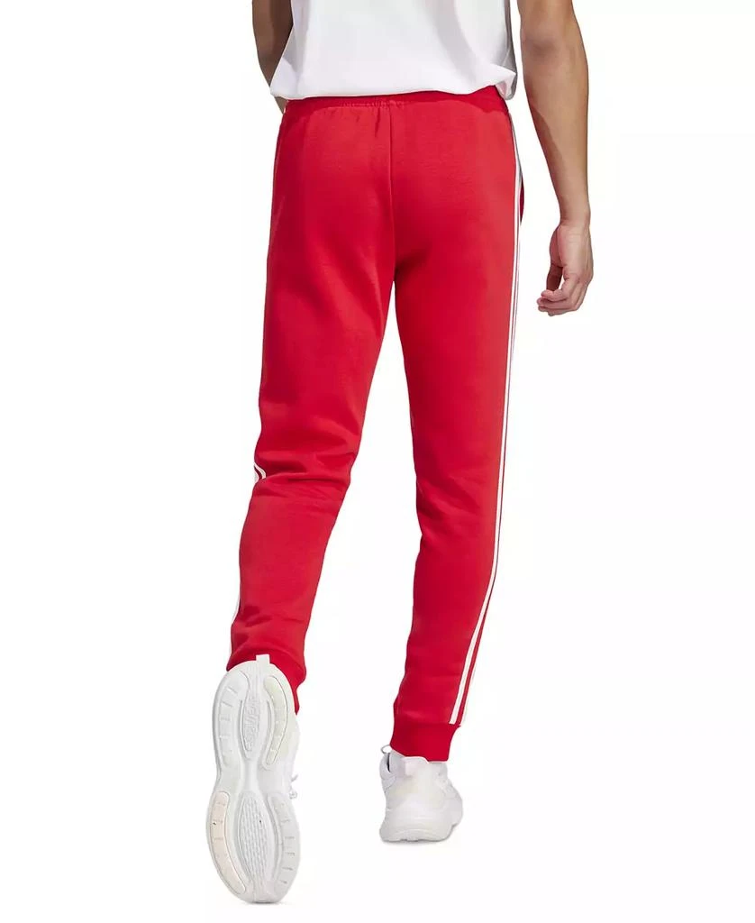 Adidas Men's Essentials 3-Stripes Regular-Fit Fleece Joggers 2