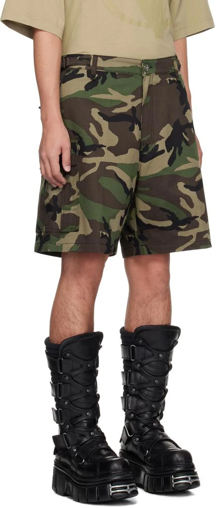 Vetements Khaki Camouflage Cargo Shorts 2