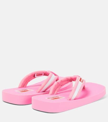 Kenzo Logo striped thong sandals 3