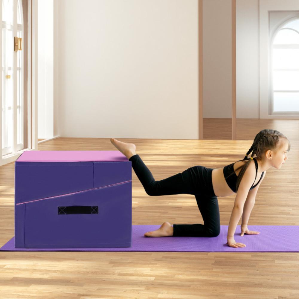Hivvago Folding Incline Yoga Gymnastics Tumbling Mat with EPE Foam