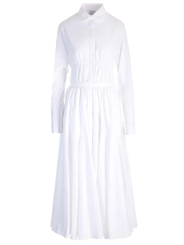 PATOU Patou Elasticated-Waist Long Sleeved Maxi Dress 1