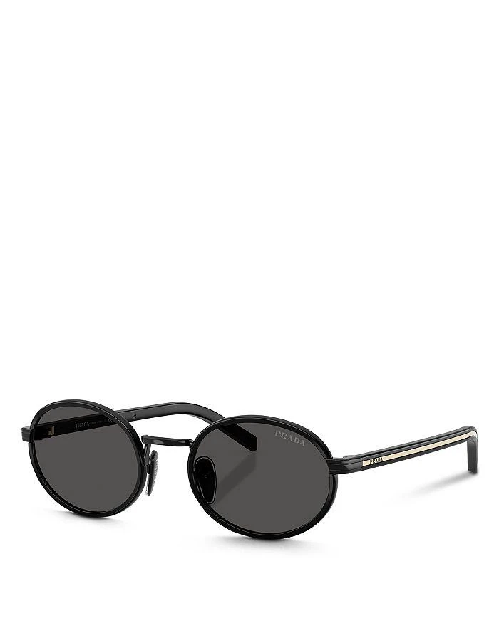 Prada PR B56S Oval Sunglasses, 52mm 1