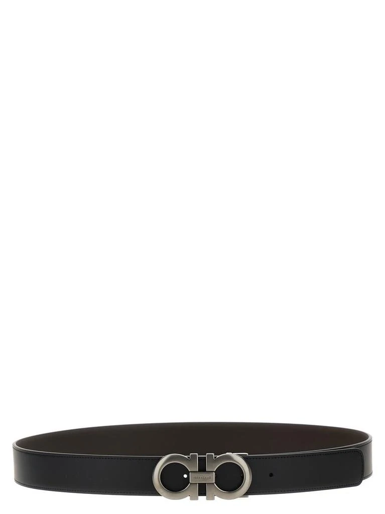 Salvatore Ferragamo Salvatore Ferragamo 'Gancini' Reversible Belt 1