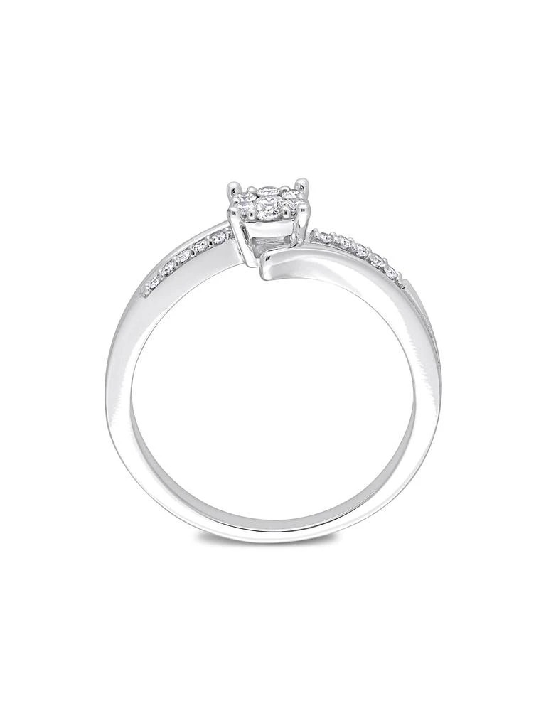 Sonatina 14K White Gold 
0.18 TCW Diamond Ring 2