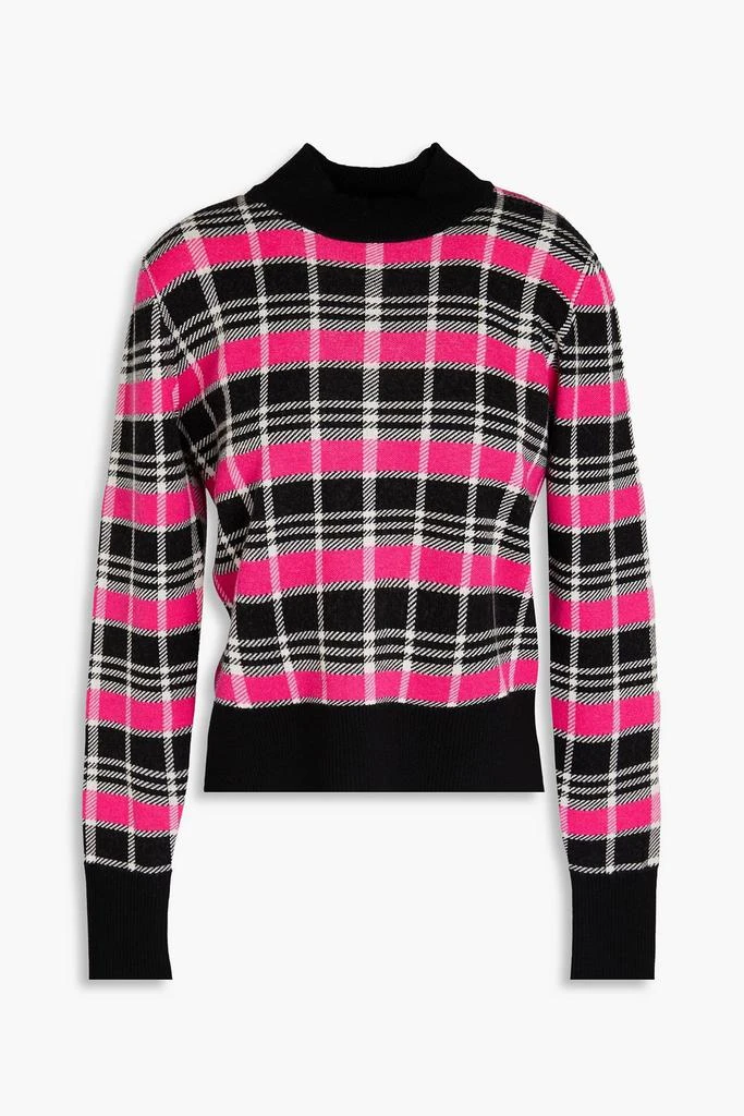 Chinti & Parker Checked wool turtleneck sweater 1