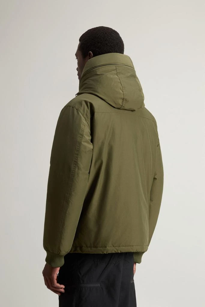 Woolrich Ramar Cloth Bomber Jacket with Hood - Men - Green 3