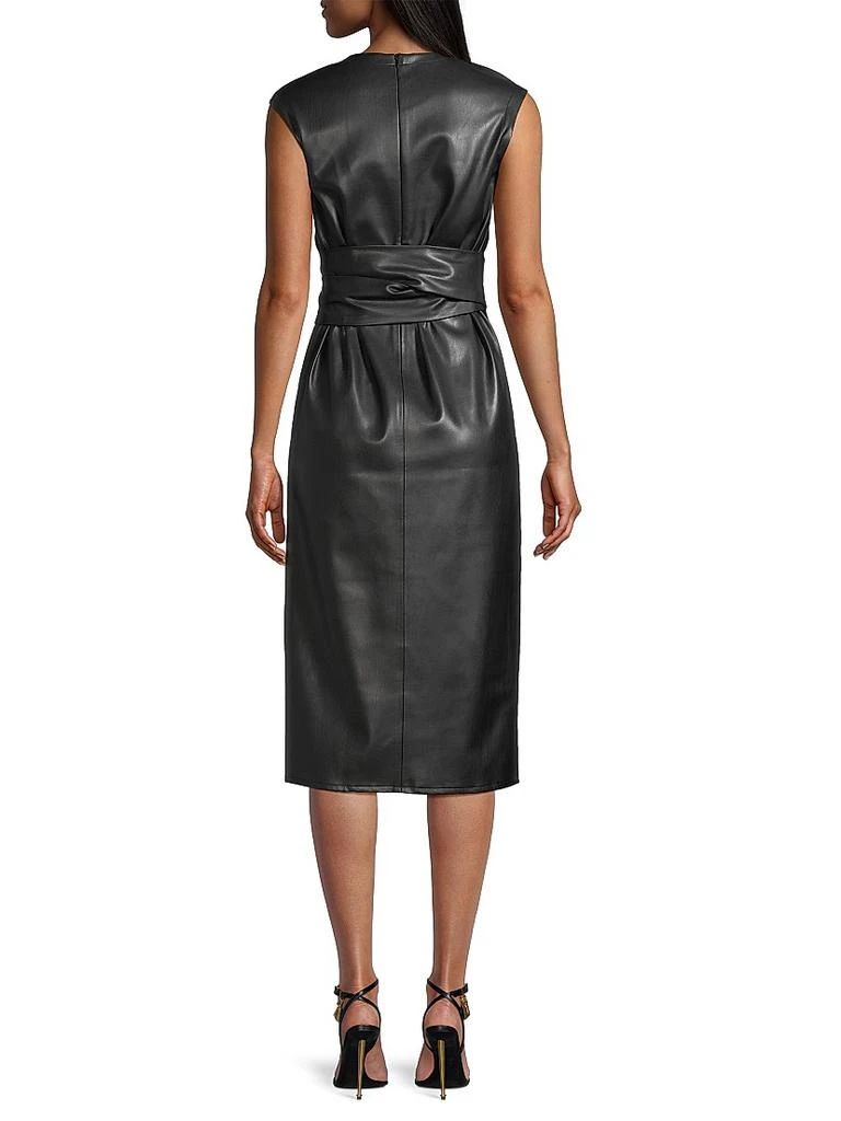 Shop Pilar Belted Vegan Leather Midi-Dress on Sale at BeyondStyle  Get 51%  Off Pilar Belted Vegan Leather Midi-Dress with Limited-Time Flash Deals,  Exclusive Discounts, and Special Offers. Enjoy Unbeatable Savings on