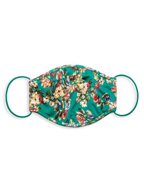 Alice + Olivia Floral Face Mask 1