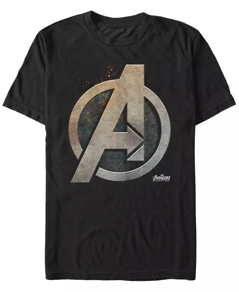 Marvel Marvel Men
s Avengers Infinity War Steal Avengers Logo Short Sleeve T-Shirt 1