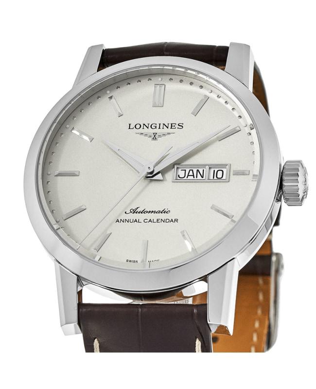 Longines Longines Heritage Beige Dial Brown Leather Strap Men's Watch L4.827.4.92.2