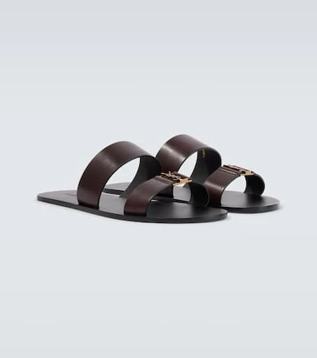 Yves Saint Laurent Babylone leather sandals 5