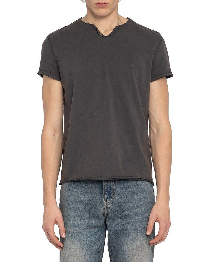 ZADIG
VOLTAIRE Monastir Split Collar Graphic Tee from Bloomingdale
s
