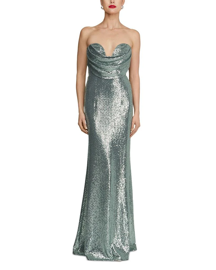 HALSTON Juliette Disco Jersey Gown 1