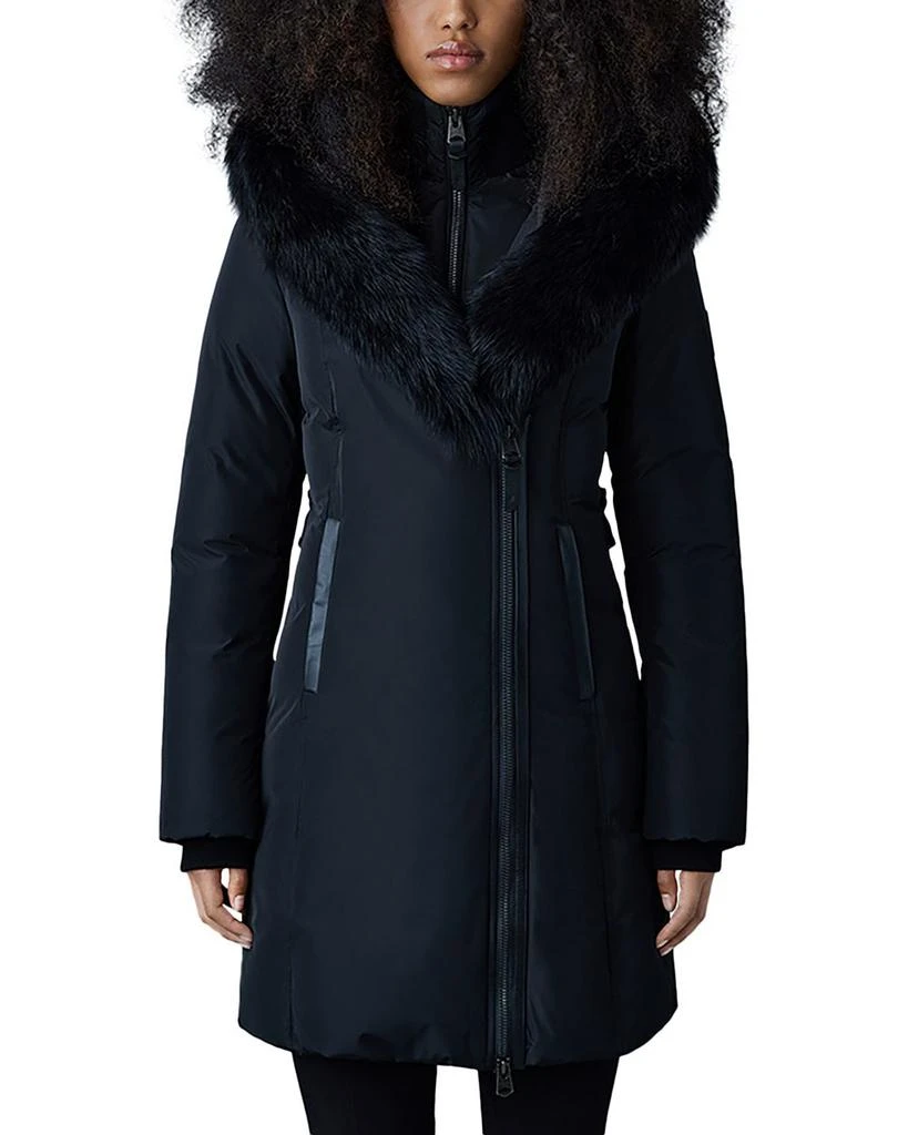 Mackage Kay Hooded Down Shearling Coat 3