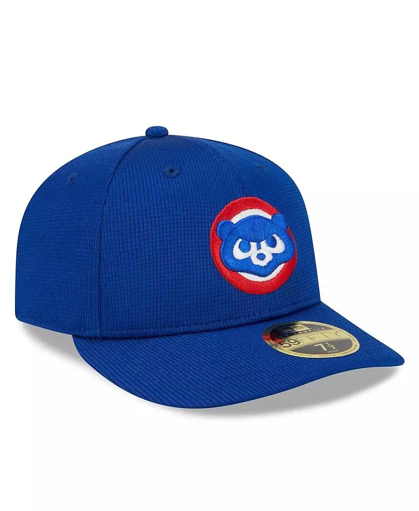 New Era Men's Royal Chicago Cubs 2024 Batting Practice Low Profile 59FIFTY Fitted Hat 2