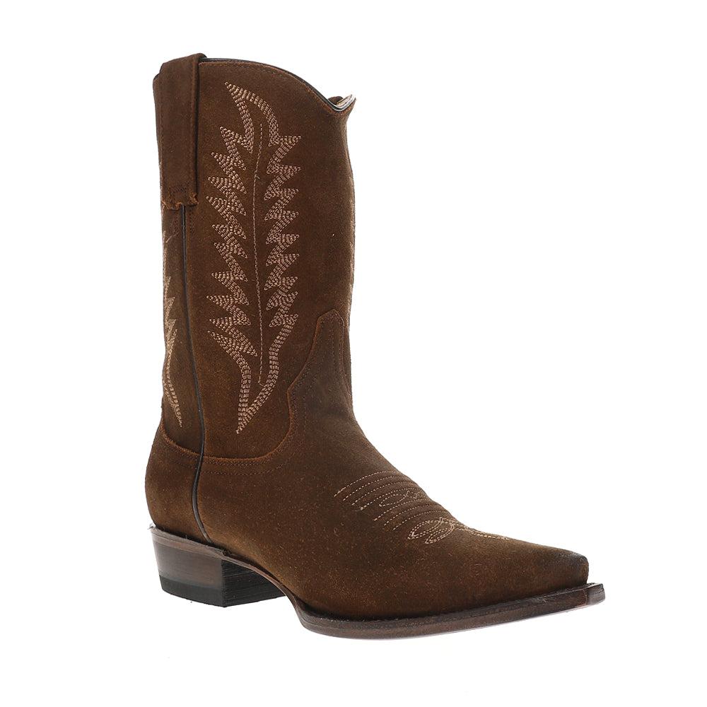 STETSON Parker Embroidered Snip Toe Cowboy Boots