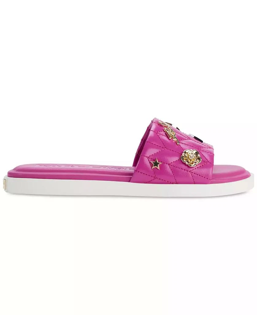 Karl Lagerfeld Paris Women's Carenza Pins Flat Slide Sandals 2
