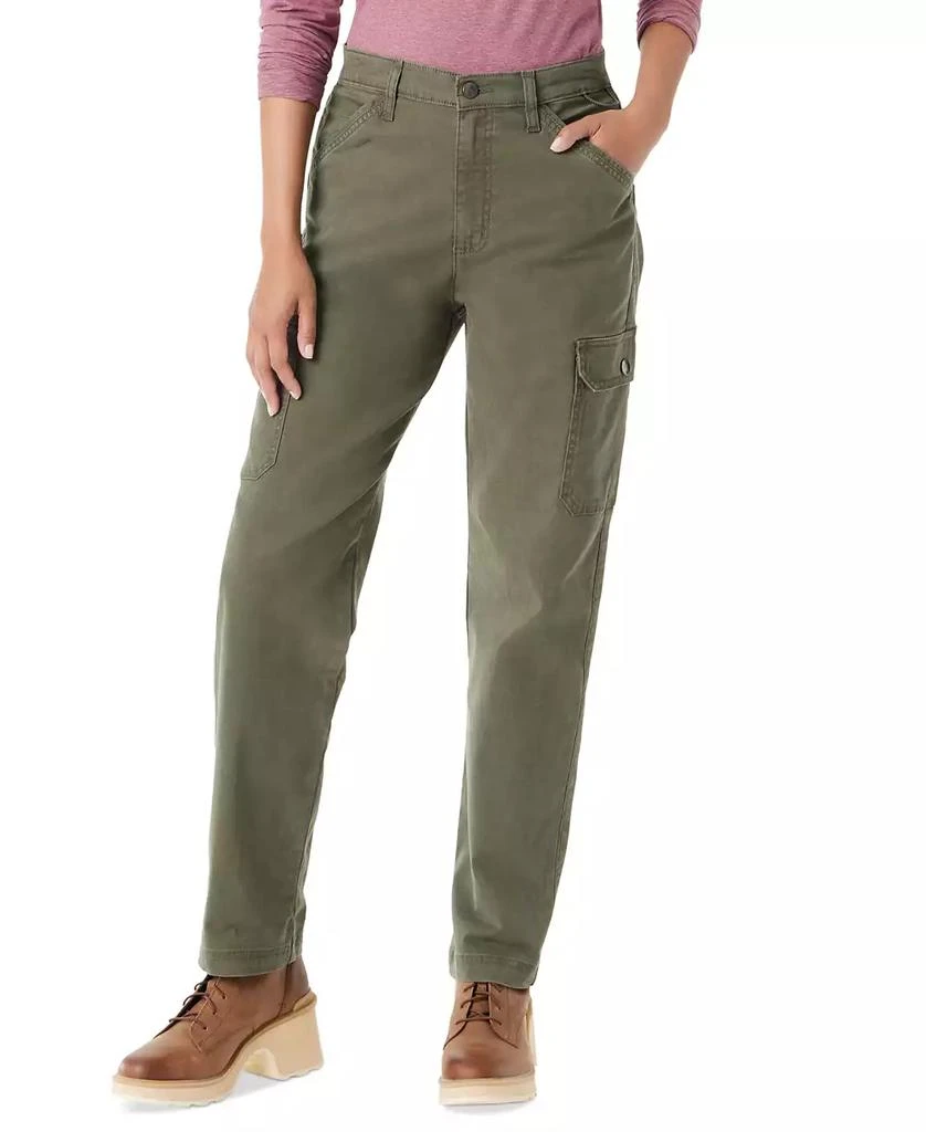 BASS OUTDOOR Women's Slim Straight-Leg Cargo Pants 1
