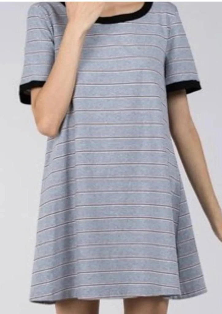 POL Pol - Stripe T-shirt Dress