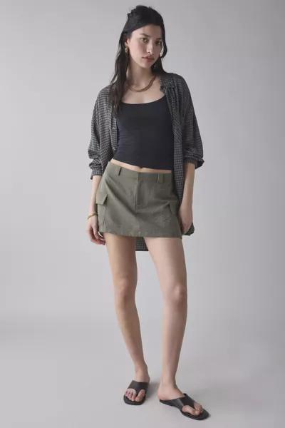 BDG BDG Cindy Cargo Mid-Rise Micro Skirt