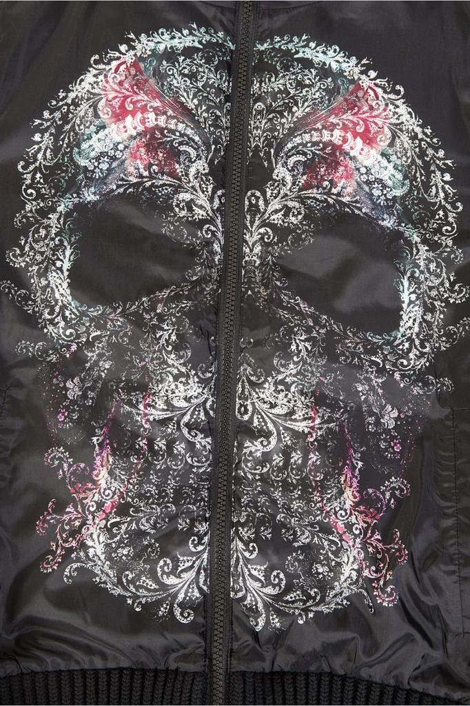 CREATIVE RECREATION Skull Print Hooded Jacket