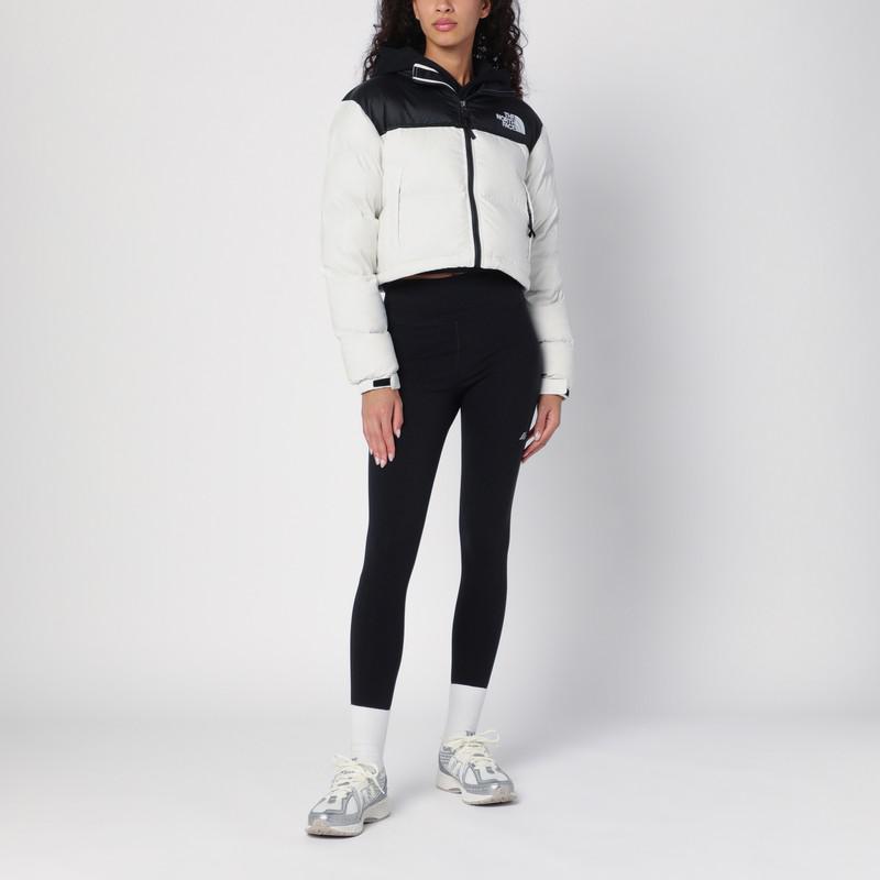 The North Face Down jacket Nuptse cropped white