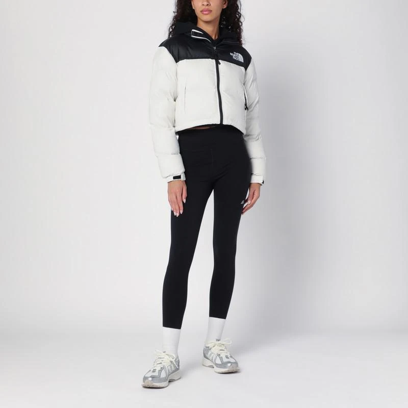 The North Face Down jacket Nuptse cropped white 3