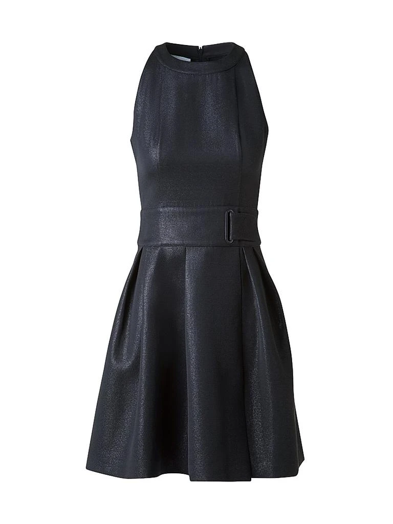 Akris Metallic A-Line Minidress 1