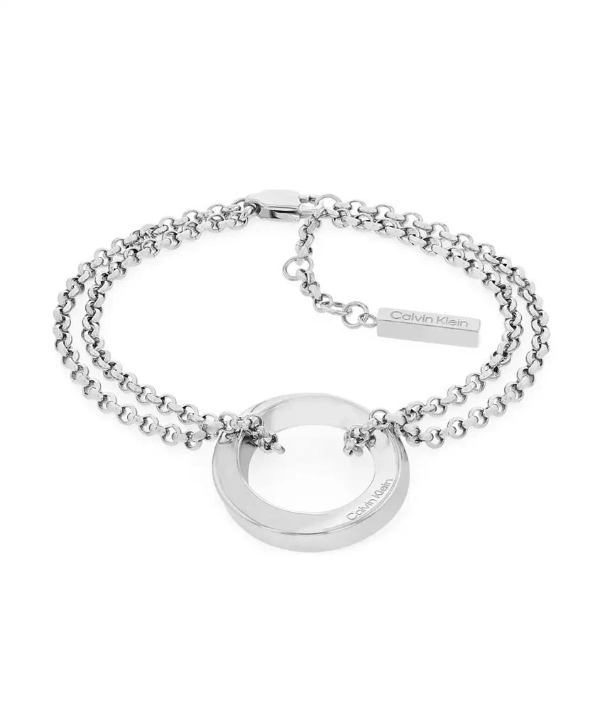 Calvin Klein Women's Stainless Steel Dual Chain Bracelet 1