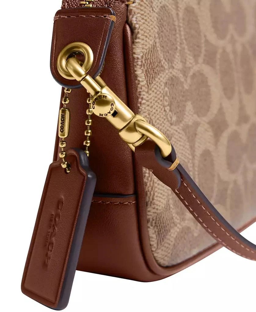 Coach Plaza Mini Signature Canvas Shoulder Bag 18 7