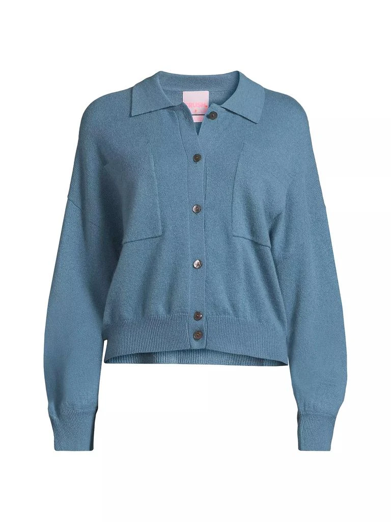 CRUSH CASHMERE Alba Cashmere Bomber Jacket 1