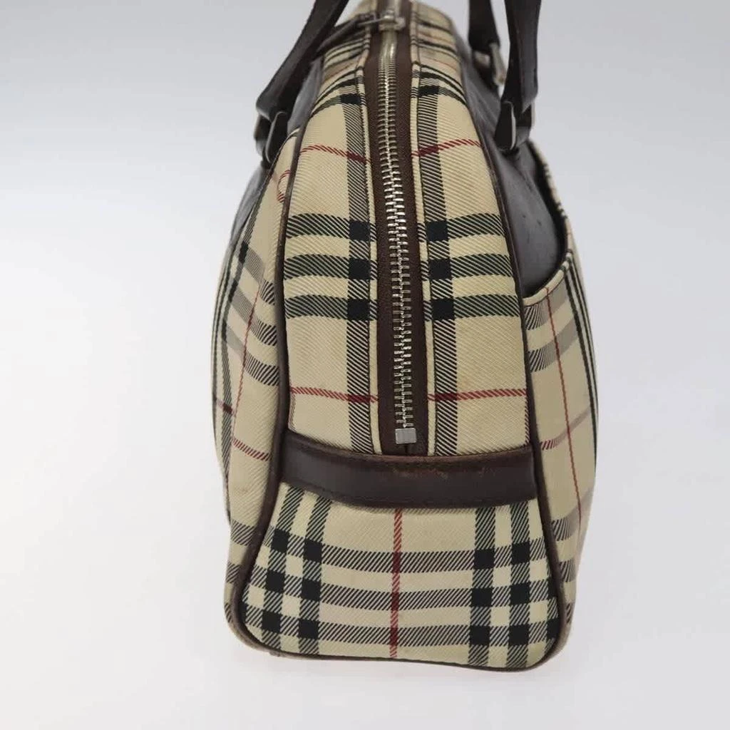 Burberry Nova Check Bowling Bag Canvas Nylon Bag (Pre-Owned) 4