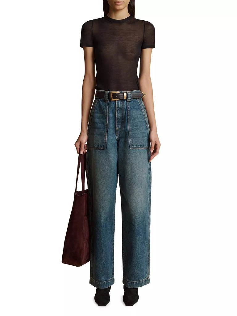 Khaite Hewitt High-Rise Jeans 2