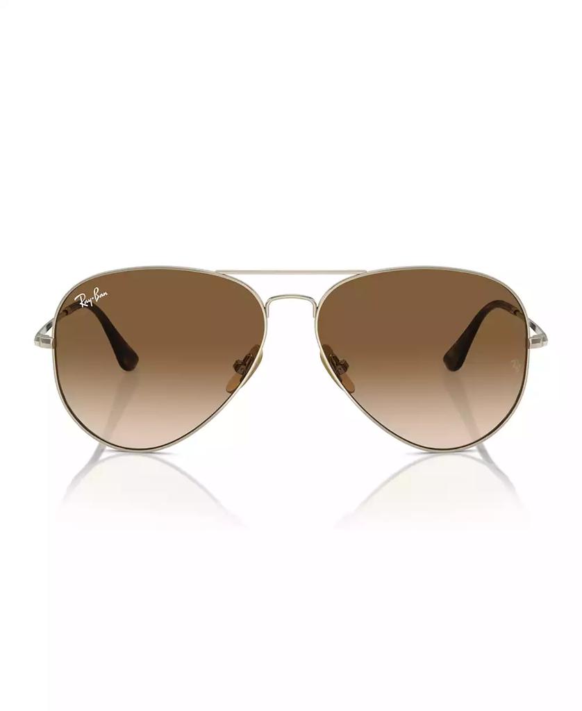 Ray-Ban Unisex Sunglasses, Aviator Titanium Rb8089