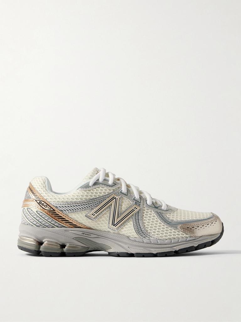 New Balance 860v2 Ceres 橡胶皮革边饰网眼运动鞋  - US4